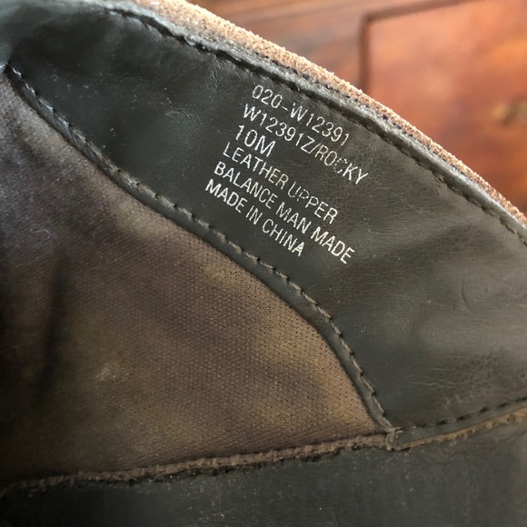 Weathered and Studded Grey Leather Cowboy Boots - Picture 5 of 5